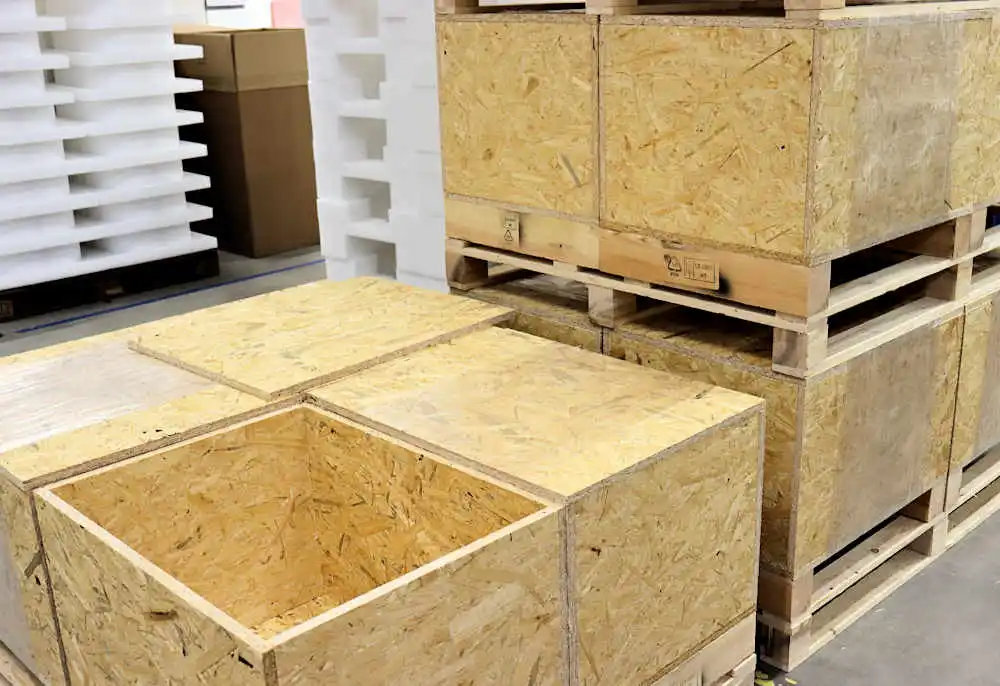 Novapor Schaumstoff Verpackung Recycling bei Novapor Holz