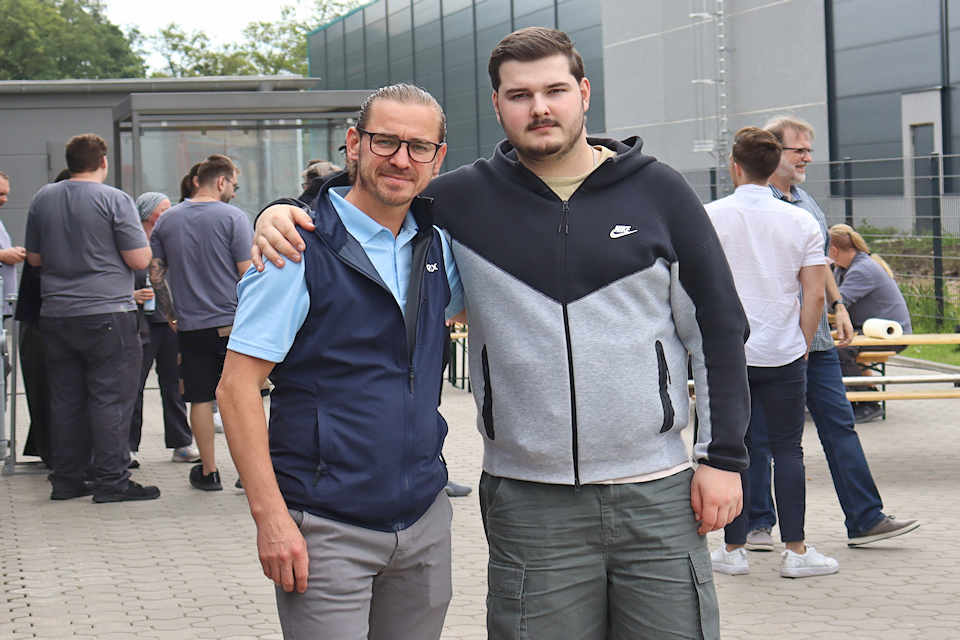 Feierlichkeiten bei Novapor Jubiläum Neubau