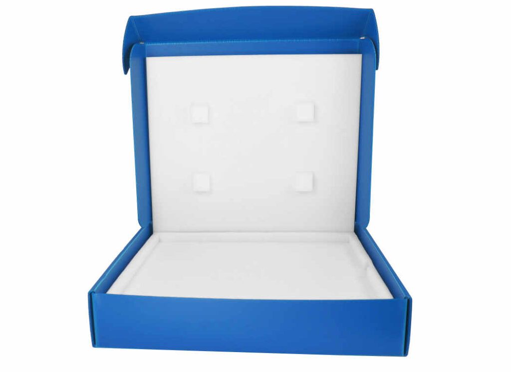 NOVAPOR foam packaging reusable cardboard box made of PP