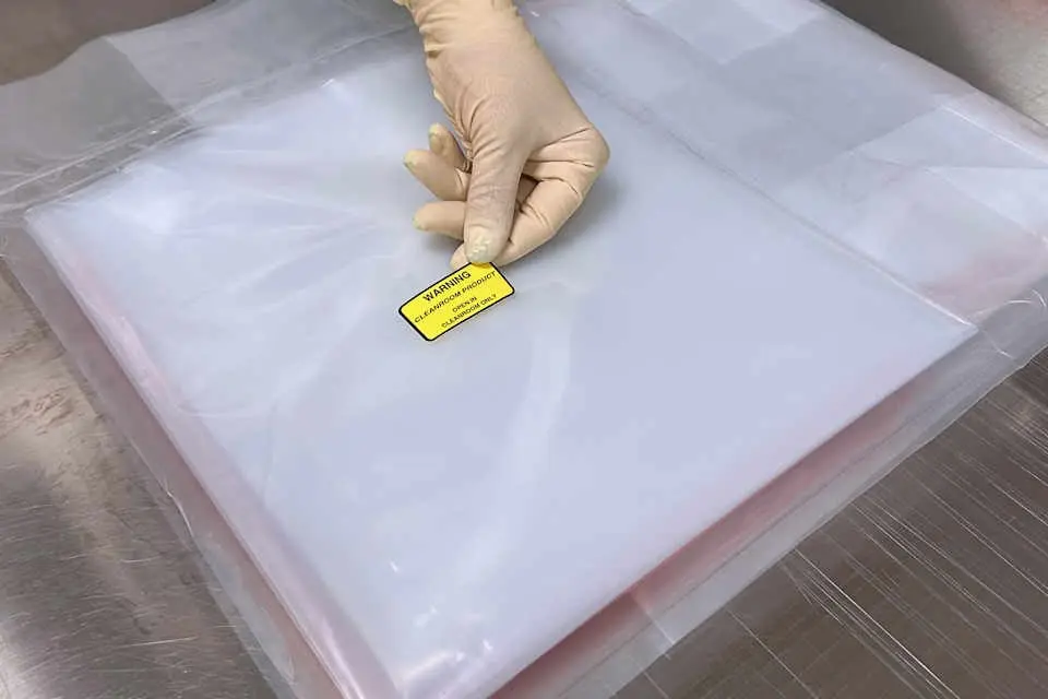 Novapor foam packaging Cleanroom packaging Cleanroom bag sets for cleanroom applications