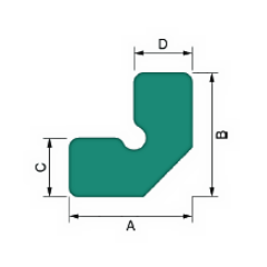 Novapor foam packaging Green Line protective profiles